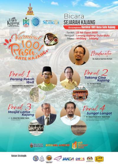 Poster Bicara Sejarah Kajang: 23 Ogos 2025