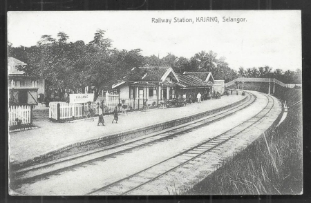 Kajang Railway Station Selangor Malaya Malaysia ca 1910