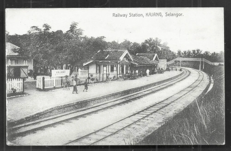 Kajang Railway Station Selangor Malaya Malaysia ca 1910 Kajang Railway Station Selangor Malaya Malaysia ca 1910