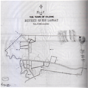 Peta Bandar Kajang, 1896