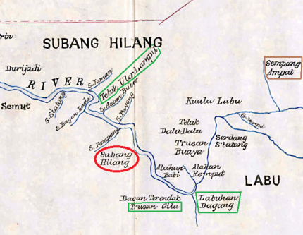 Peta lokasi Subang Hilang, 1896 (lebih dekat) Peta lokasi Subang Hilang, 1896 (lebih dekat)